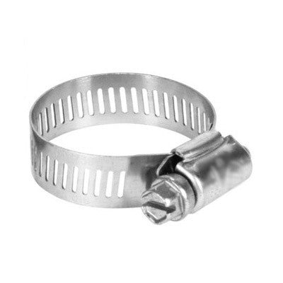 Box of 10 Stainless Steel Mini 7/16-25/32" Worm Gear Hose Clamp 5/16 Band USA 