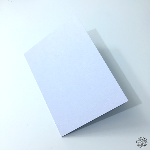 Blank Kassa watercolor paper folded in half