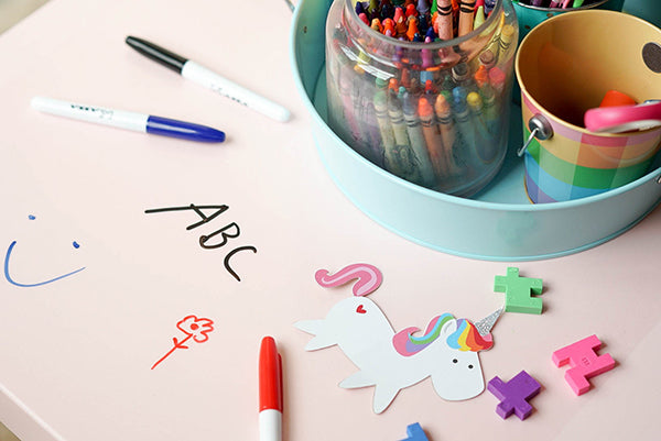 kids room decor dry erase adhesive paper