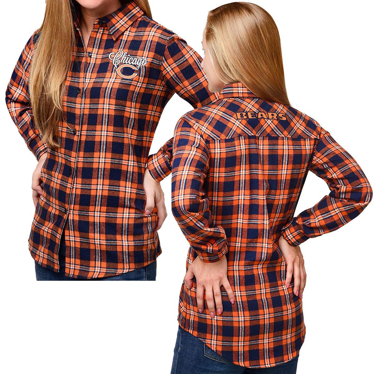 chicago bears flannel shirt