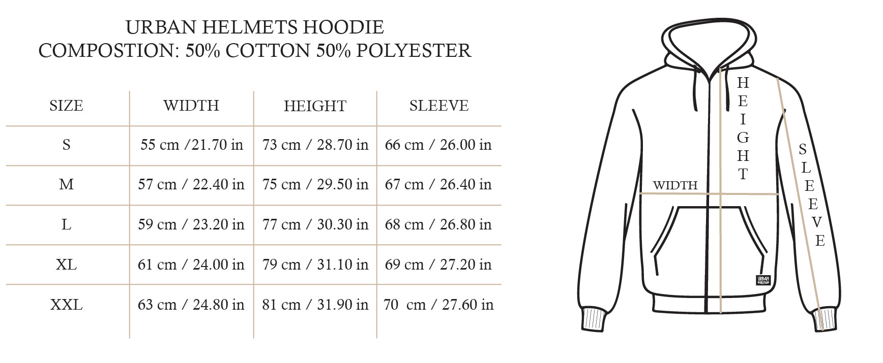 hoodie-size-guide