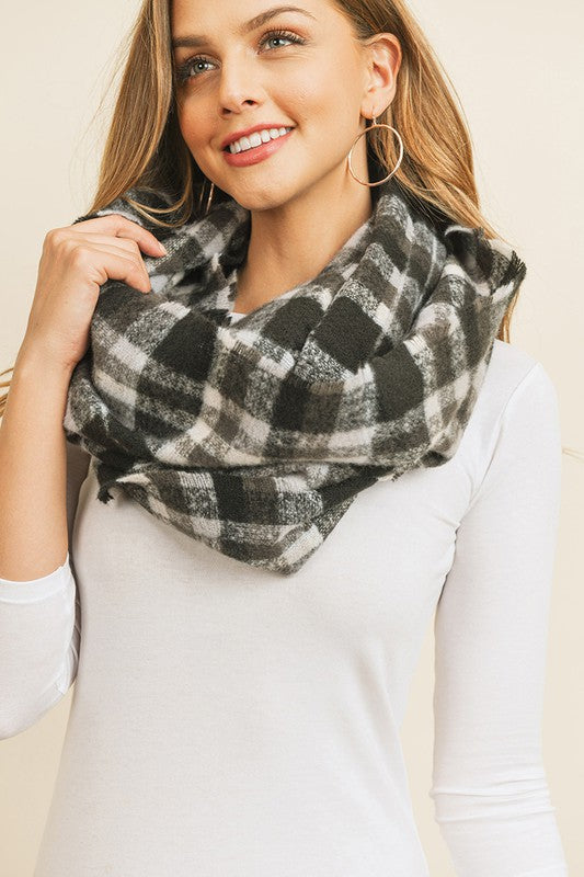 Tartan Plaid Infinity Scarf