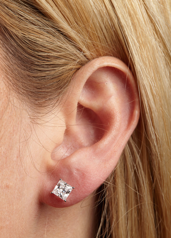 9 stone diamond earrings