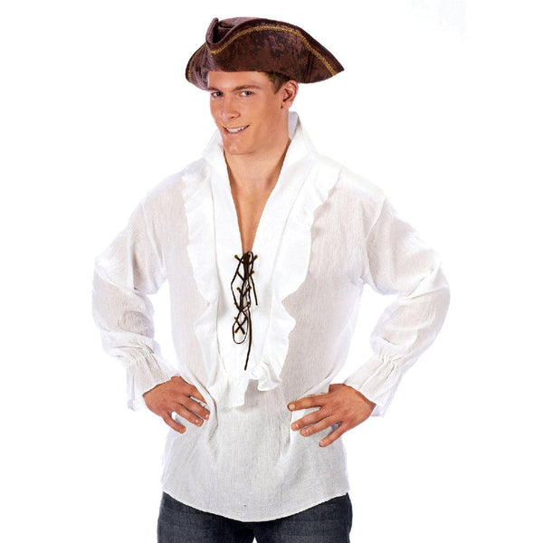 Pirate Shirt White Cracker Jack Costumes Brisbane 6204