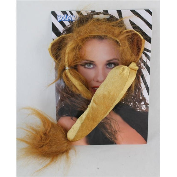 Lion Ears Headband With Tail Cracker Jack Costumes Brisbane 6680