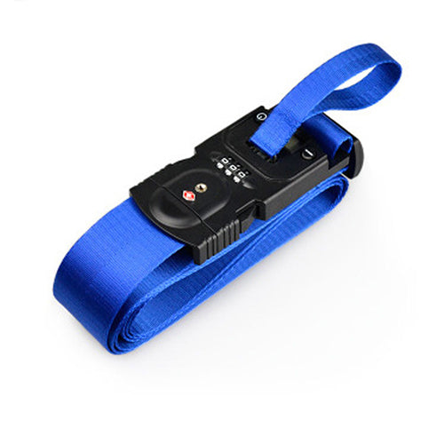 luggage strap with lock and weighing scale