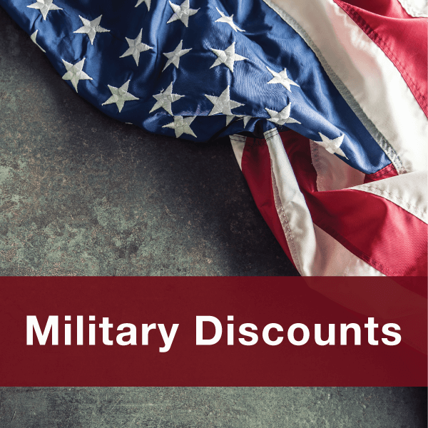 Military Discounts, First Responder Discounts