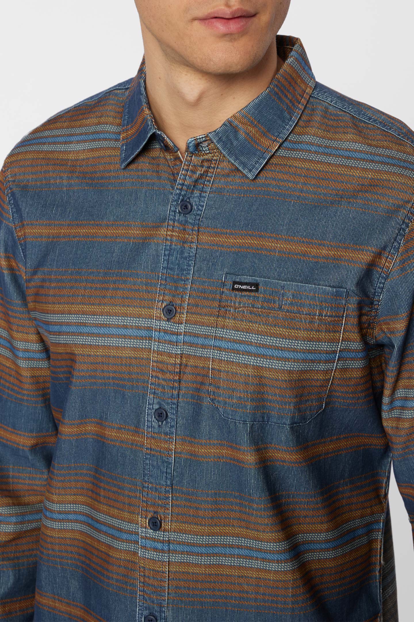 CARUSO STRIPE LONG SLEEVE SHIRT