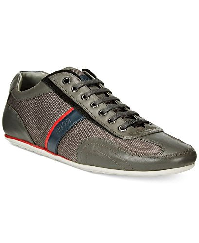 teller Gastvrijheid Tranen Hugo Boss Men's Thatoz Fashion Dark Grey Leather Sneakers (50227208 02 –  Rafaelos