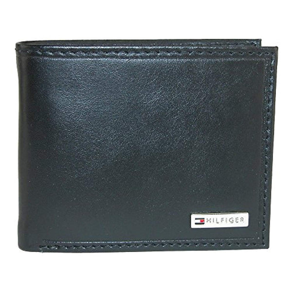 tommy hilfiger leather bifold wallet