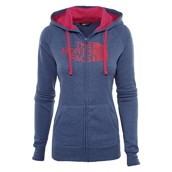 The North Face Women's Half Dome Full Zip Hoodie Fade Blue – Rafaelos