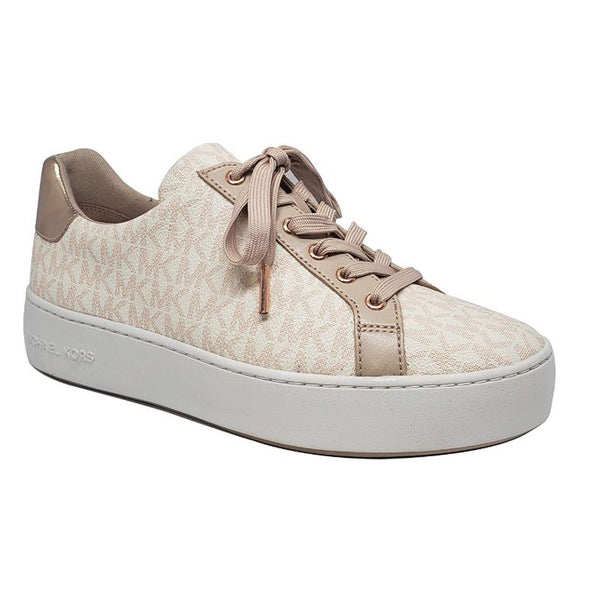 michael kors poppy lace up sneakers