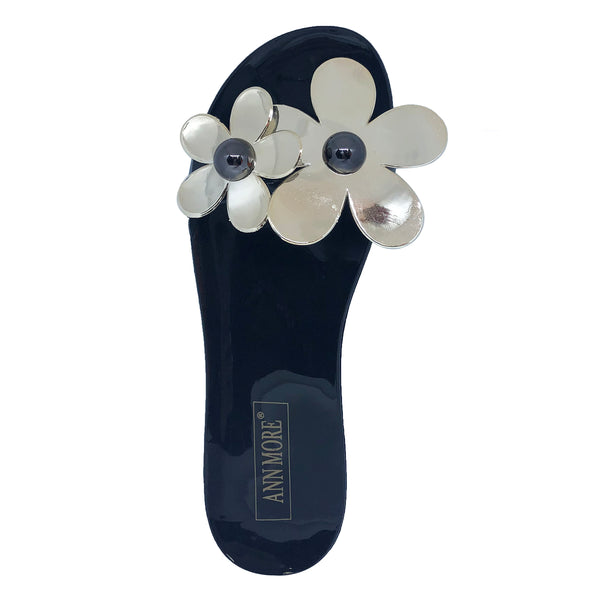 jelly flower sandals