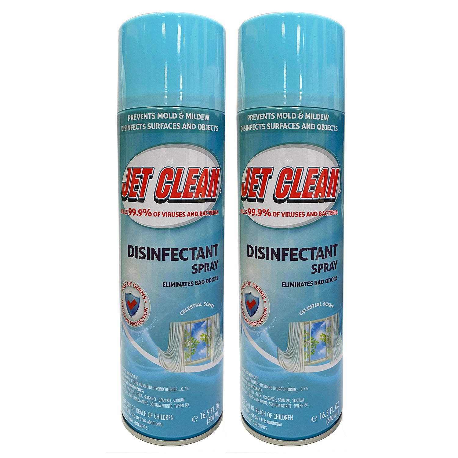 Bestuurbaar bewonderen raken Disinfectant Spray Celestial Scent by Jet Clean 16.5 oz "2-PACK" – Rafaelos