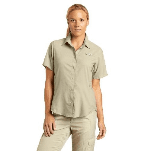 Columbia Tamiami II PFG Short Sleeve Shirt Womens Fossil (FL7277) X-SM –  Rafaelos