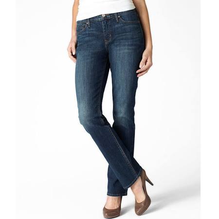525 perfect waist straight jeans