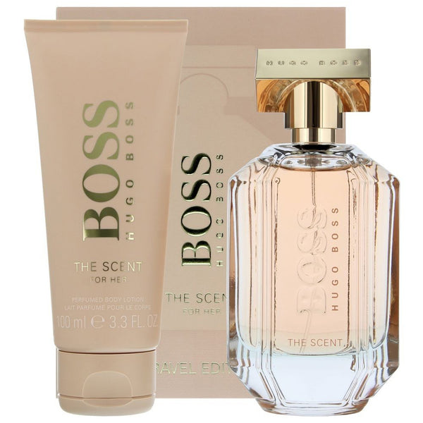 hugo boss the scent for her gift box