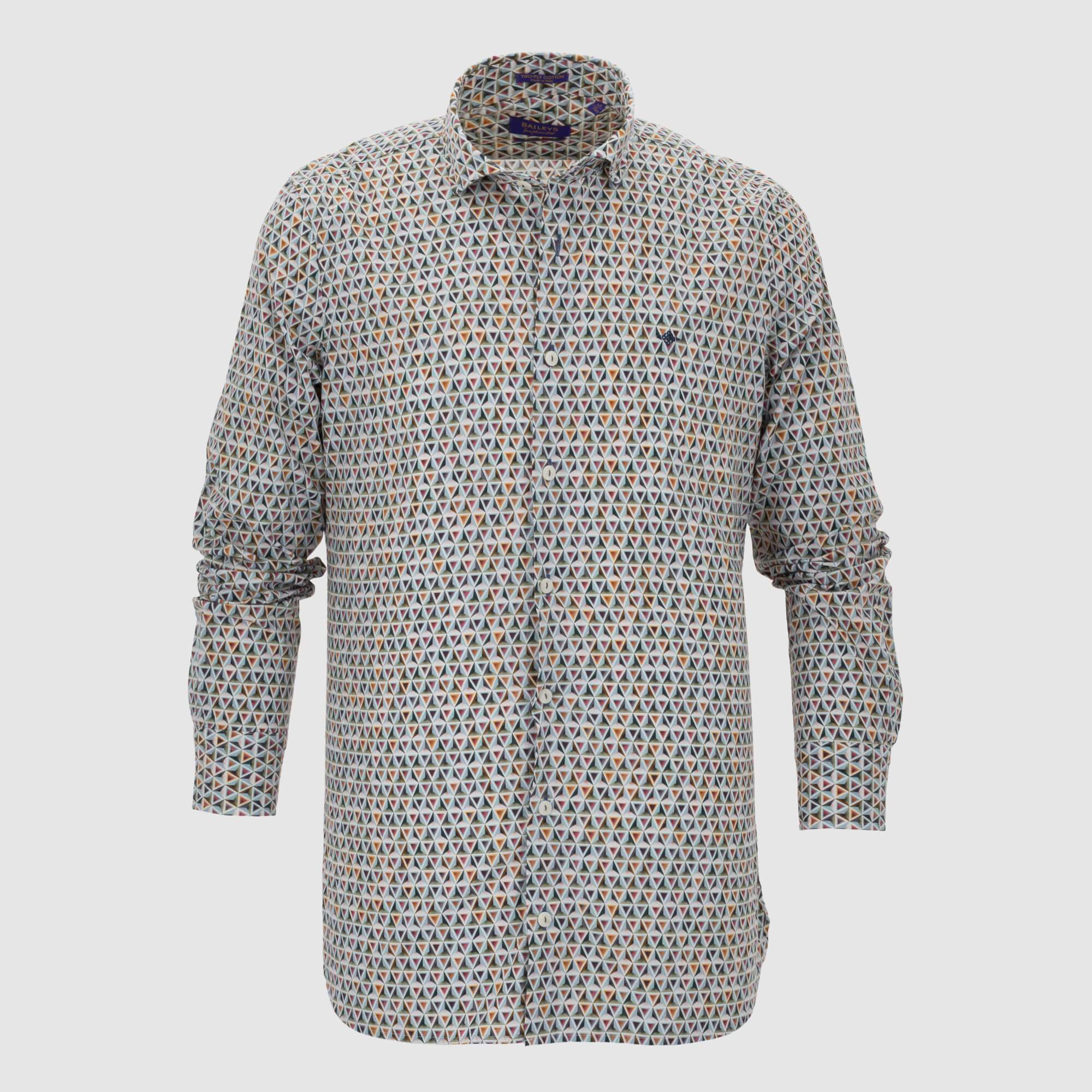 Camisa estampada slim fit 207833