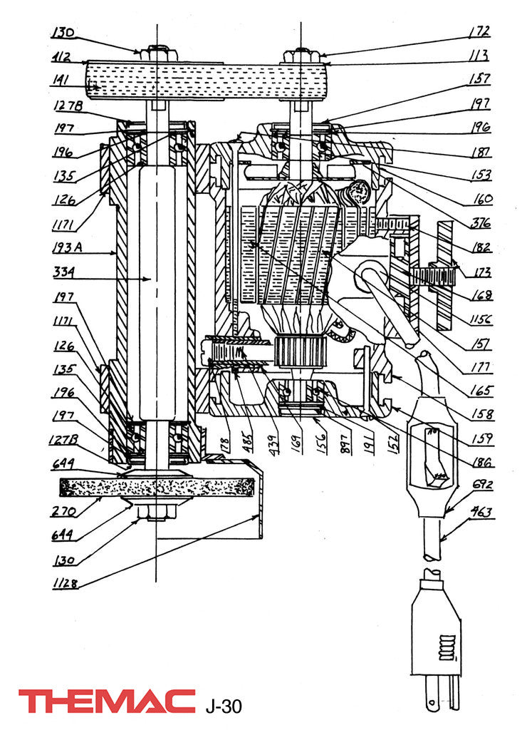 Themac J-30 Parts Diagram