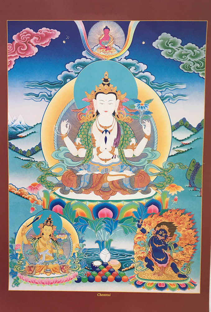 CHENREZIG BUDDHA POSTER # 5 | Potala Gate