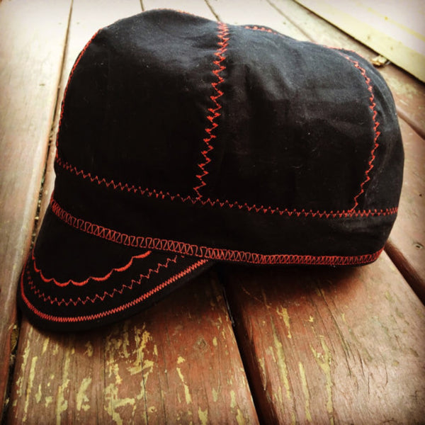 black welding cap