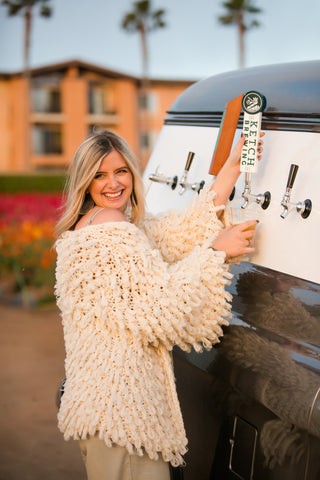 Tap Truck's classy mobile bar serves hard kombucha.