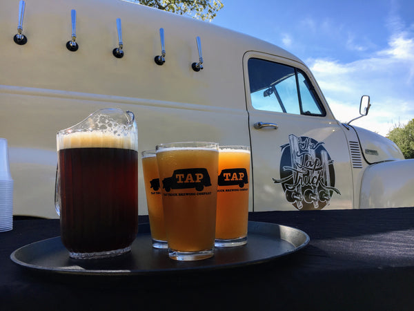 Our vintage mobile bar is serving cold beer on tap. Choose as many beer options as you want.