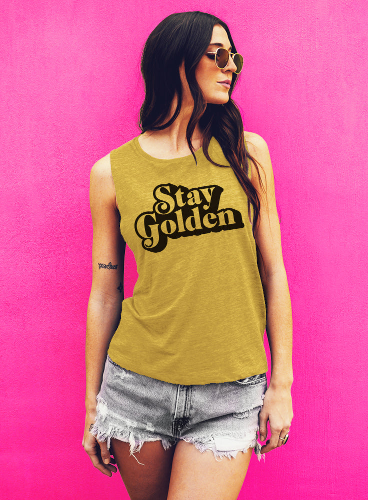 Stay Golden Girls Tank - Muscle Tee