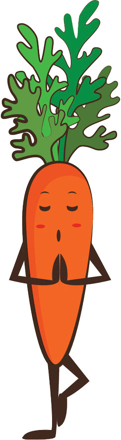Happy Silly Strong Veggie Vegetable Cartoon Emoji - Carrot #1 Vinyl De –  Shinobi Stickers
