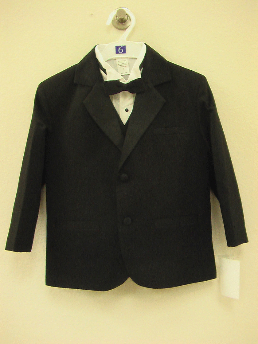 Boy's Tuxedo Set Black size 2 In Stock