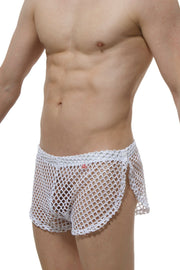 Short Snap PetitQ Filet Blanc - PetitQ Underwear