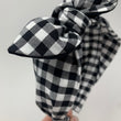 Load image into Gallery viewer, Black and White Buffalo Plaid BellaBow