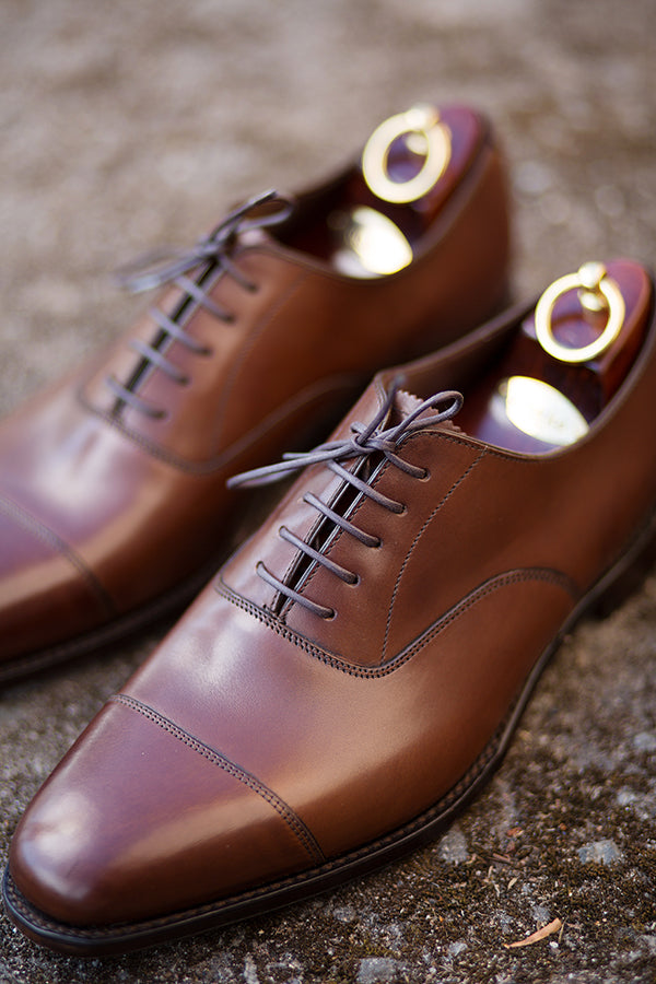 loake aldwych dark brown