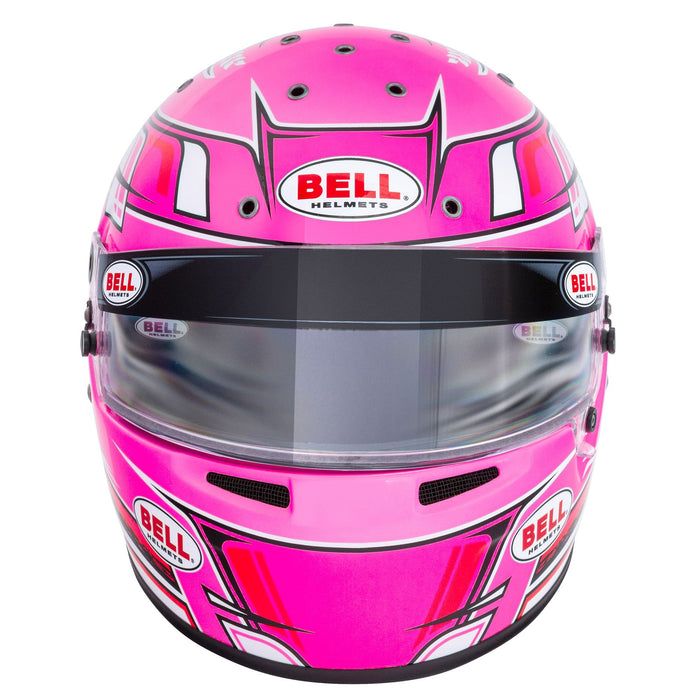 Bell KC7-CMR Youth Kart Helmet Champion Pink - Front - Fast Racer