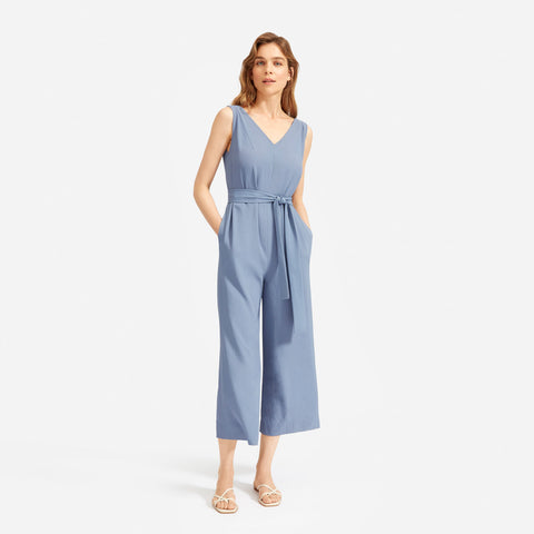 everlane blue jumpsuit