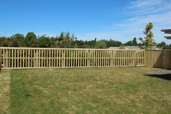 scenic reserve fence built onto existing posts