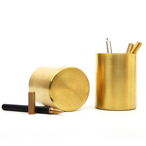 Milled Brass Pen Holder