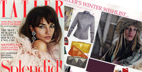 72 Smalldive Minaudière Featured on Dec 2013 Issue of Tatler UK