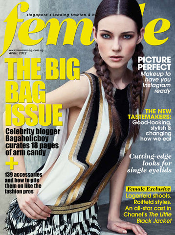 72 Smalldive Ps & Qs Featured on April 2012 Issue of Female Magazine