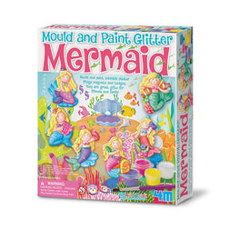 Mould & Paint Glitter Mermaids Casting Kit - - 4M - Yellow Octopus