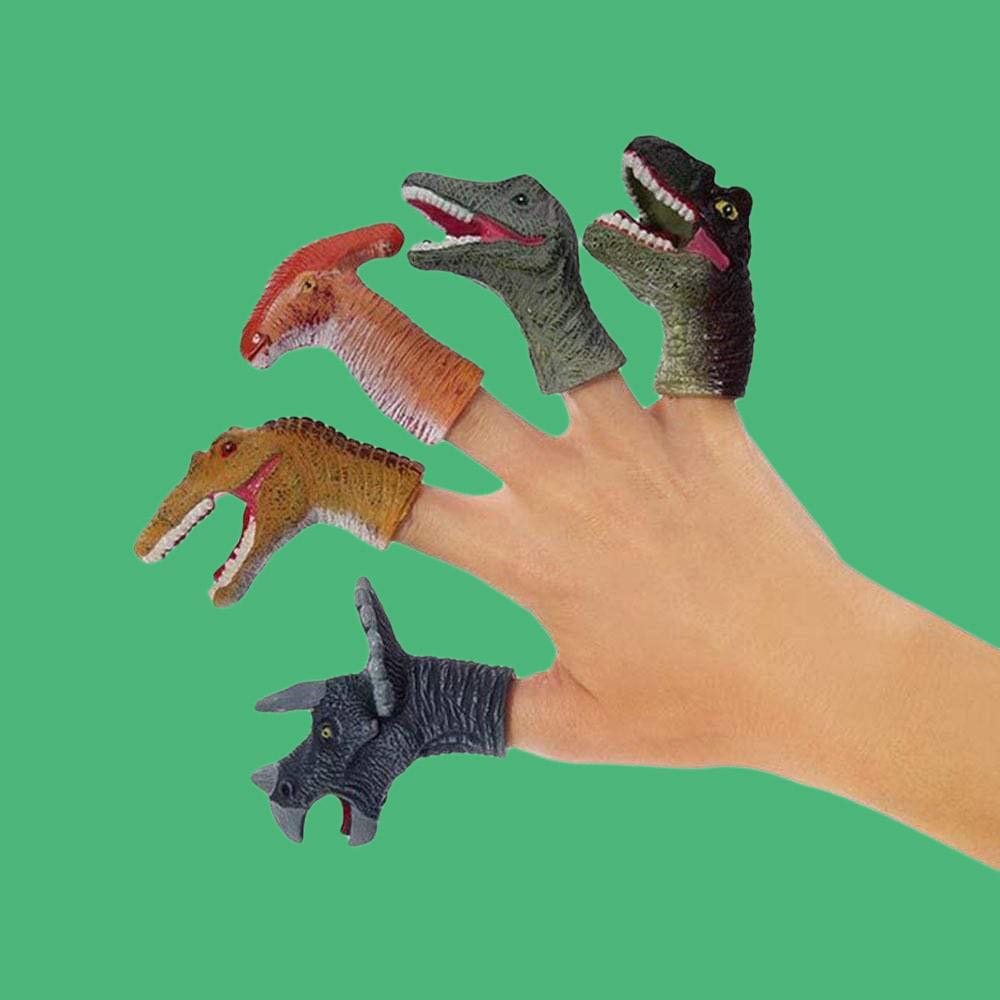 dinosaur finger puppets