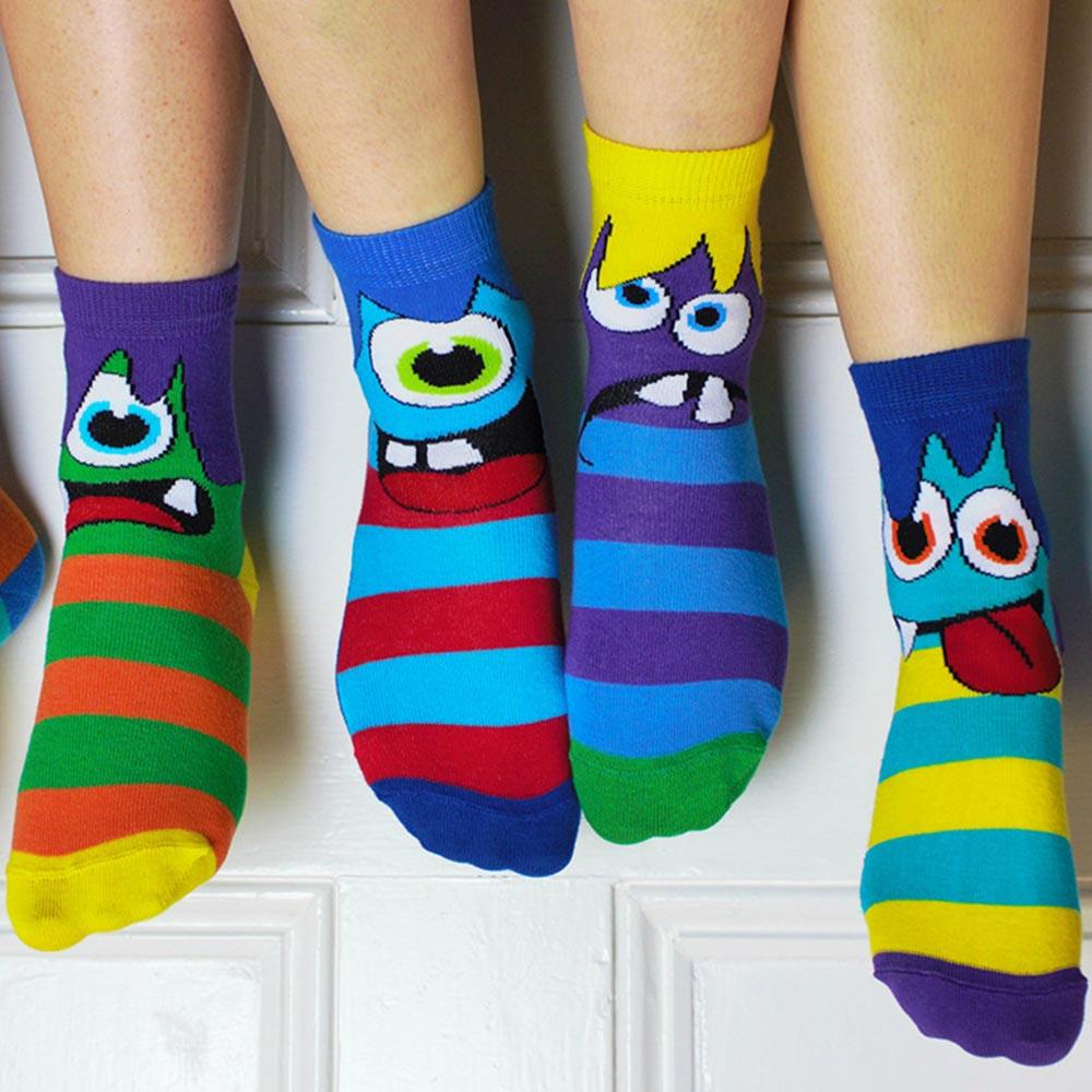 kids monster socks