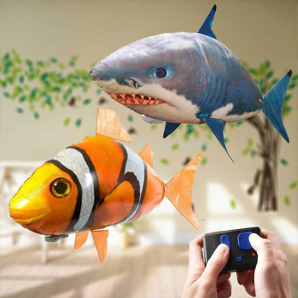 remote control flying fish toy