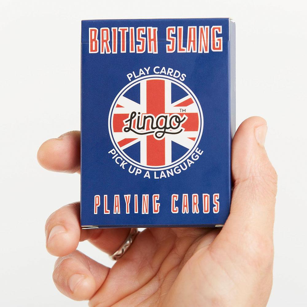 British Slang Playing Cards Quirky Gift For Travellers