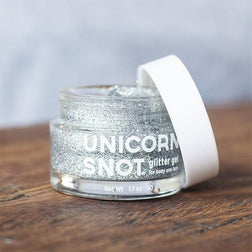 100% Pure Unicorn Snot Glitter Gel - Silver - Outliving - Yellow Octopus