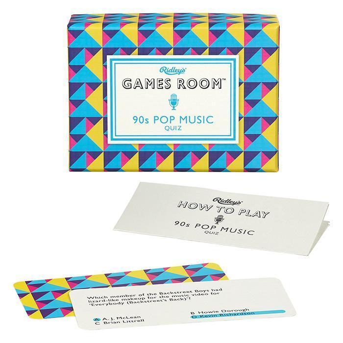 Pop Music Quiz Games: 80s, 90s, 2000s - Nineties - Ridley's - Yellow Octopus