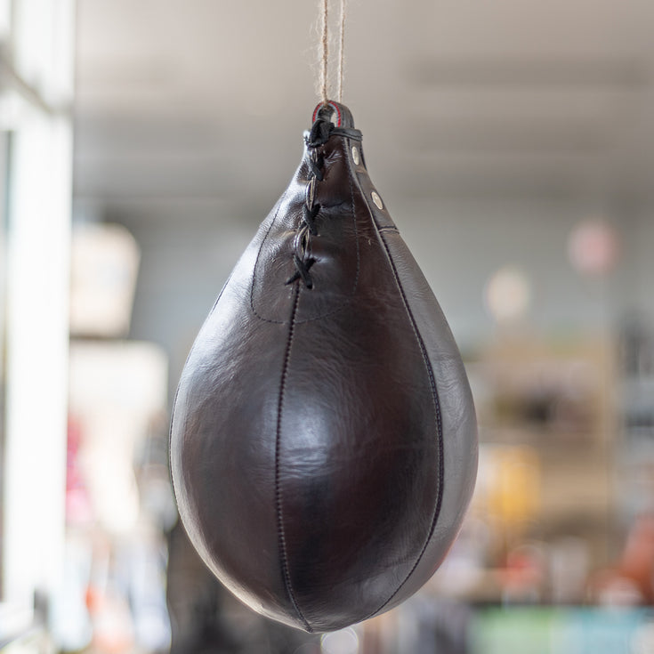 Vintage Style Leather Boxing Speed Bag