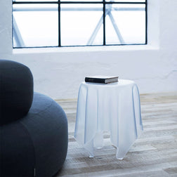 Illusion Frosted Side Table