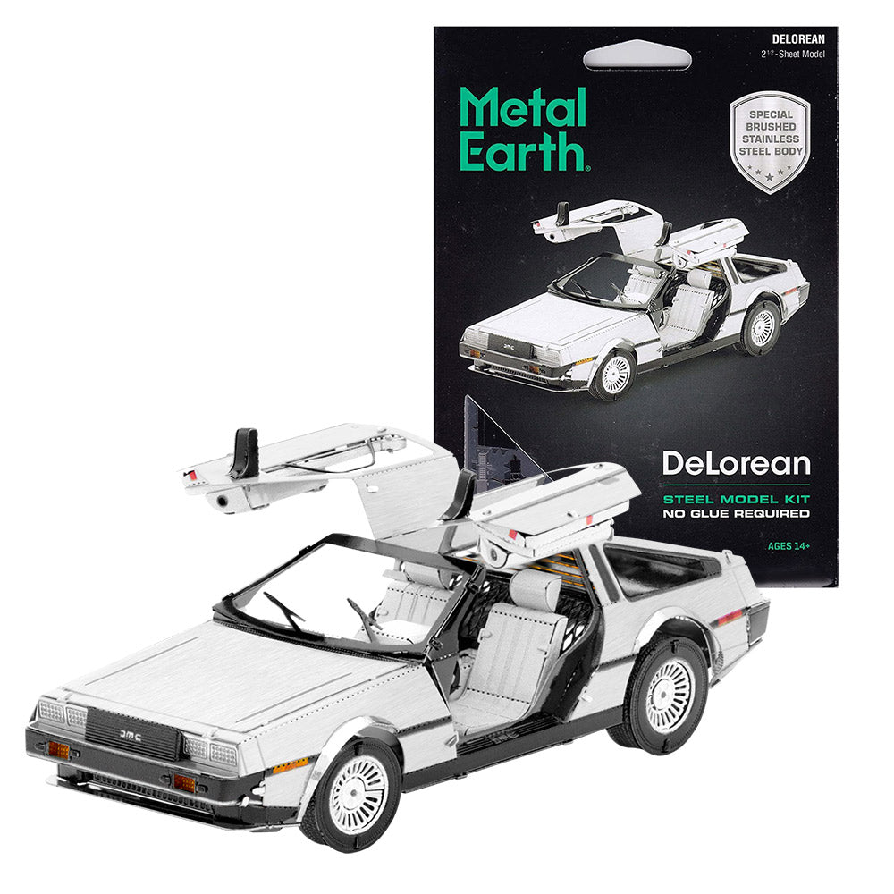 metal earth delorean