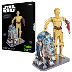 Star Wars R2-D2 & C-3PO Metal Model Kit | Metal Earth
